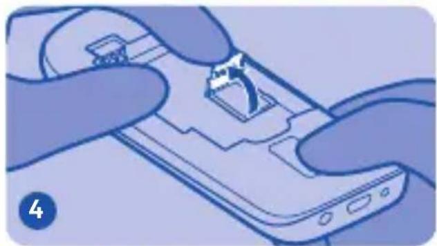 NOKIA Asha 203 - Insert a memory card - 2