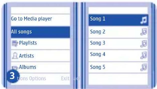 NOKIA Asha 203 - Play a song - 2