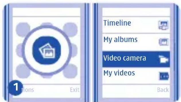 NOKIA Asha 203 - Record a video - 3