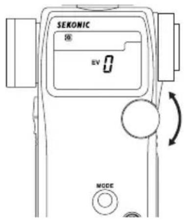 SEKONIC L-758DR - 1-3 EV mode - 1