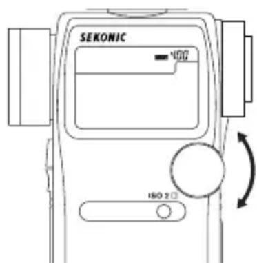 SEKONIC L-758DR - Setting ISO 2 sensitivity - 2