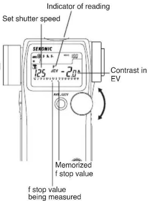 SEKONIC L-758DR - Contrast function - 3