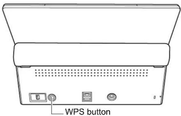 FUJITSU ScanSnap iX500 - Turn on the Wi-Fi switch on the back of the ScanSnap. - 3