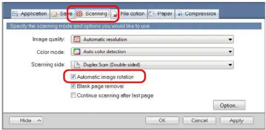 FUJITSU ScanSnap iX500 - Select [Scan Button Settings] from the Right-Click Menu. - 1