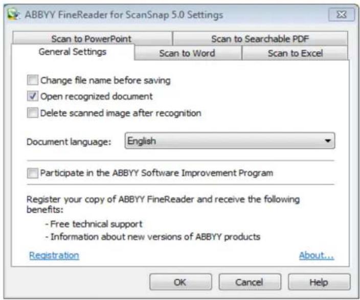 FUJITSU ScanSnap iX500 - Change the settings. - 1