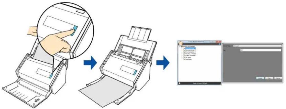 FUJITSU ScanSnap iX500 - Saving Data in SharePoint - 1