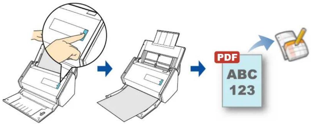 FUJITSU ScanSnap iX500 - Saving Documents to Google Docs - 1