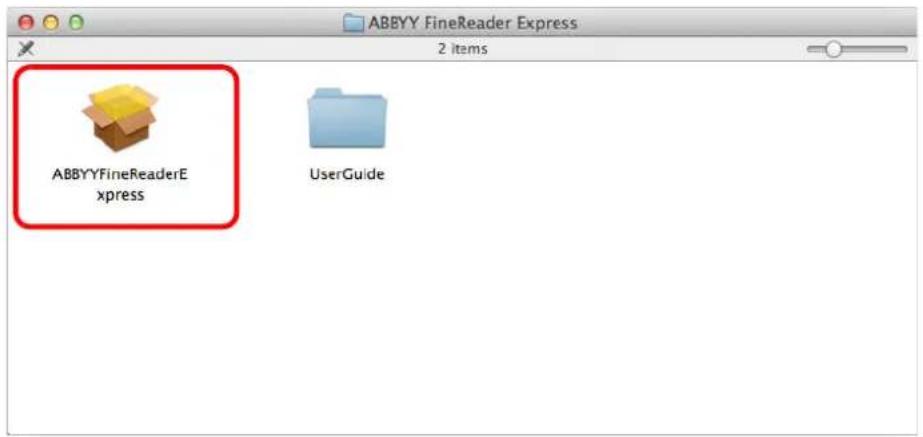 FUJITSU ScanSnap iX500 - Double-click the [ABBYYFineReaderExpress] icon. - 1