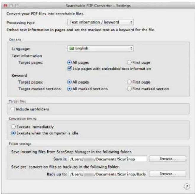 FUJITSU ScanSnap iX500 - Change the settings. - 1