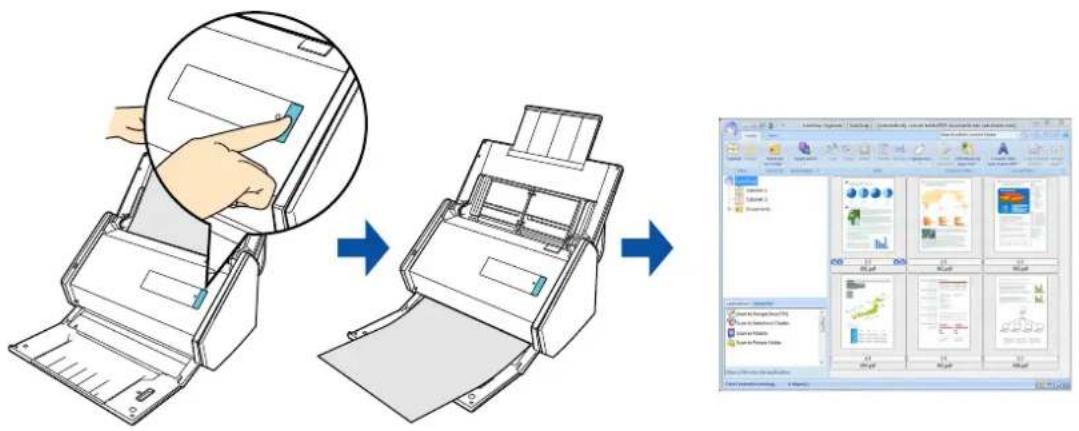 FUJITSU ScanSnap iX500 - Saving Data in ScanSnap Organizer - 1