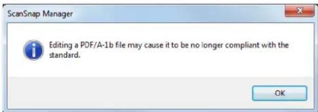 FUJITSU ScanSnap iX500 - Select the [Output in PDF/A-1b] check box. - 2