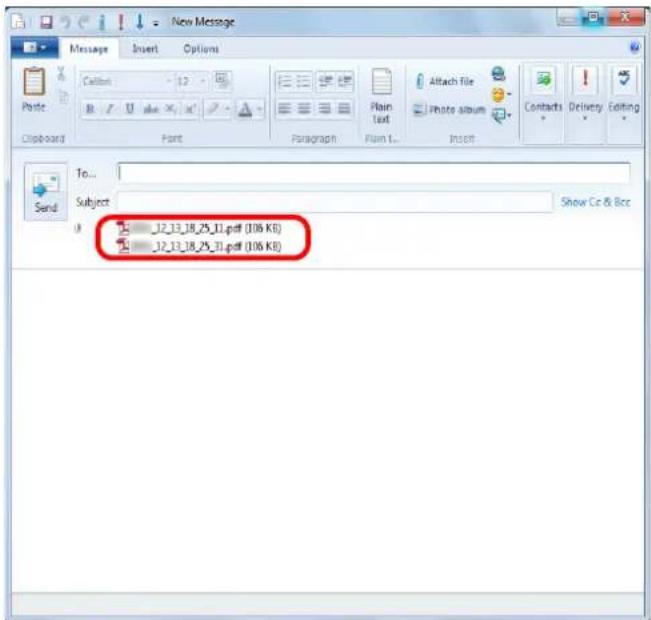 FUJITSU ScanSnap iX500 - Click the [Attach] button. - 1