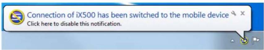 FUJITSU ScanSnap iX500 - When connected to a mobile device via wireless LAN - 1