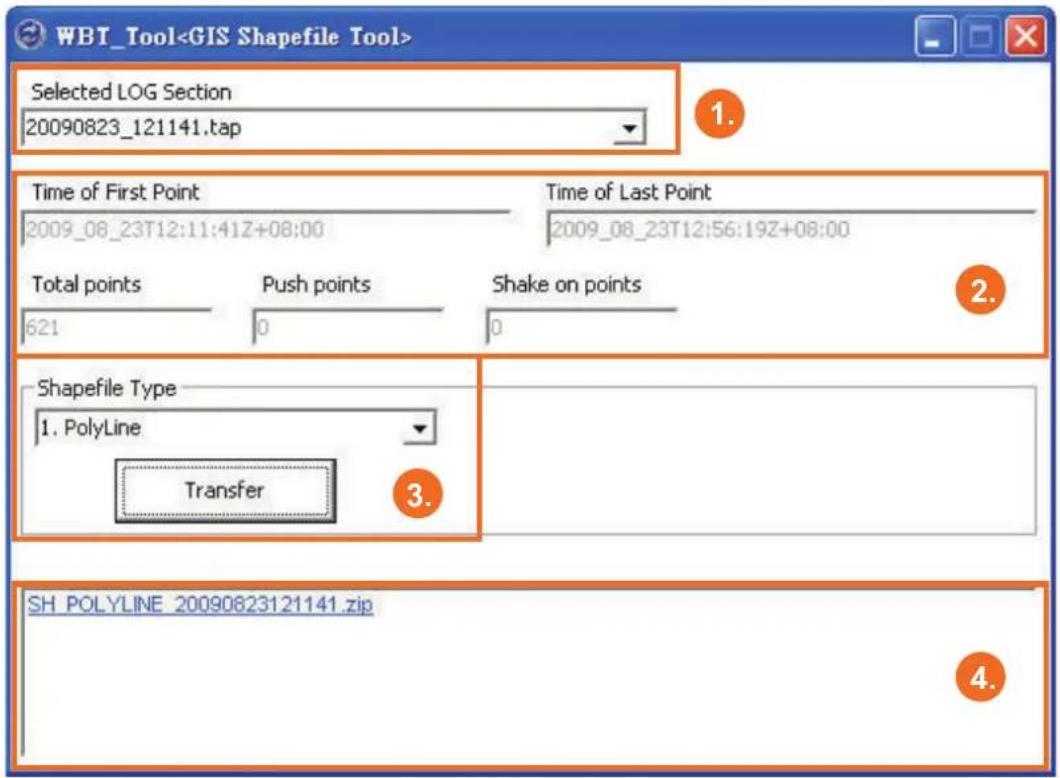 Wintec WBT-202 - GIS Shapefi le Tool - 1