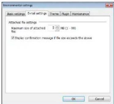 CANON imageFORMULA DR-M140 - [E-mail settings] Tab - 1