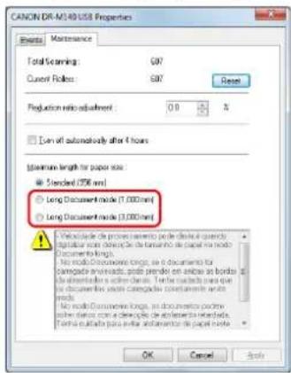 CANON imageFORMULA DR-M140 - Hint - 3