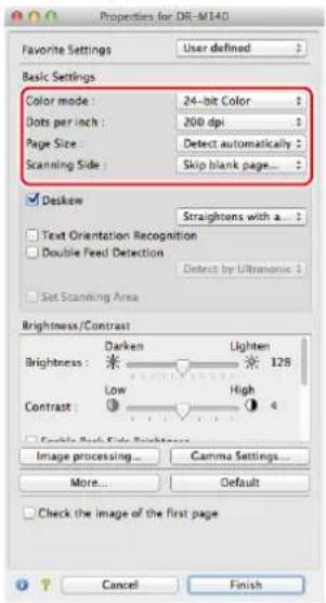 CANON imageFORMULA DR-M140 - Confirming Basic Conditions for Scanning - 1