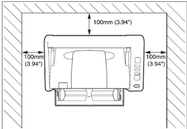 CANON imageFORMULA DR-M140 - Installation Location - 1