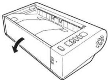 CANON imageFORMULA DR-M140 - Open the document feed tray. - 1