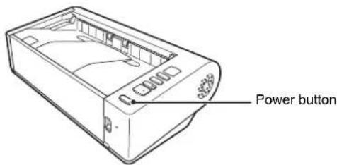 CANON imageFORMULA DR-M140 - STEP 4 Turning the Power ON - 1