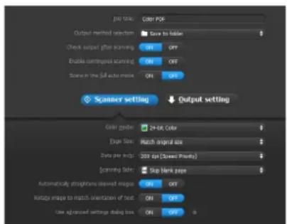 CANON imageFORMULA DR-M140 - Scanner Settings - 2