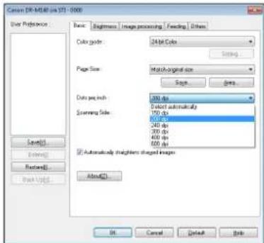 CANON imageFORMULA DR-M140 - Dots per inch - 1