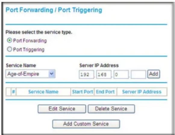 NETGEAR MBRN3000 - To set up port forwarding: - 1
