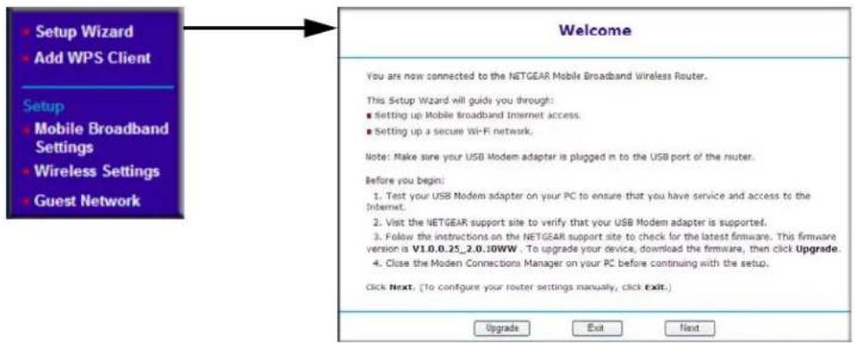 NETGEAR MBRN3000 - Accessing the Setup Wizard After Installation - 1