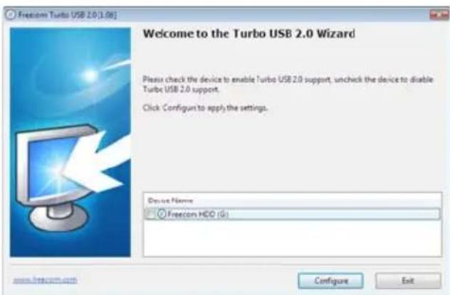 FREECOM Mobile Drive XXS 3.0 - Activeren van de Turbo USB 2.0 driver - 1