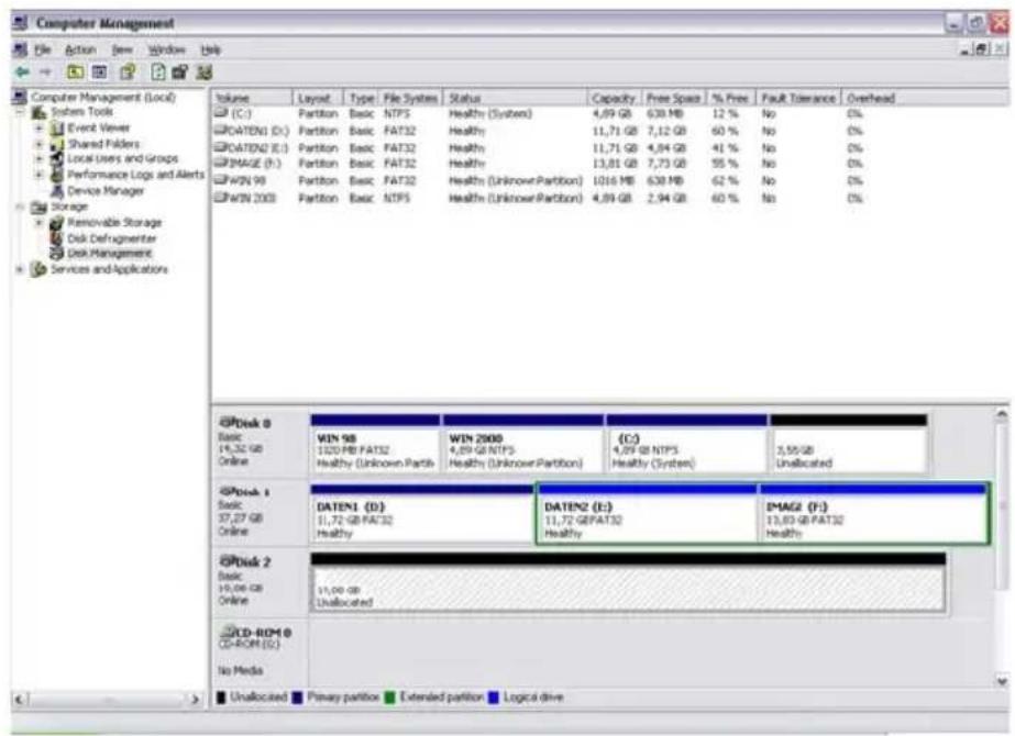 FREECOM Mobile Drive XXS 3.0 - Een partitie op de Freecom Mobile Drive XXS aanmaken onder Windows 2000/XP/Vista - 1
