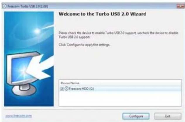 FREECOM Mobile Drive XXS 3.0 - Activeren van de Turbo USB 2.0 driver - 2