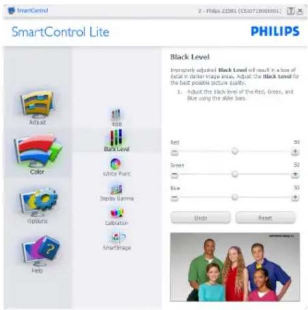 PHILIPS 273E3LSB - เมนู Color (สี): - 1