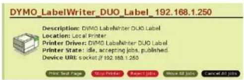 DYMO LabelWriter Print Server - To add the Tape printer portion of the LabelWriter Duo printer - 1