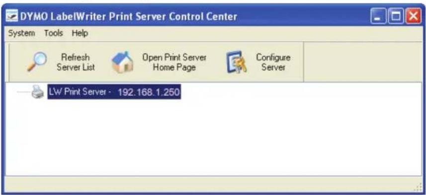 DYMO LabelWriter Print Server - To change the language - 2