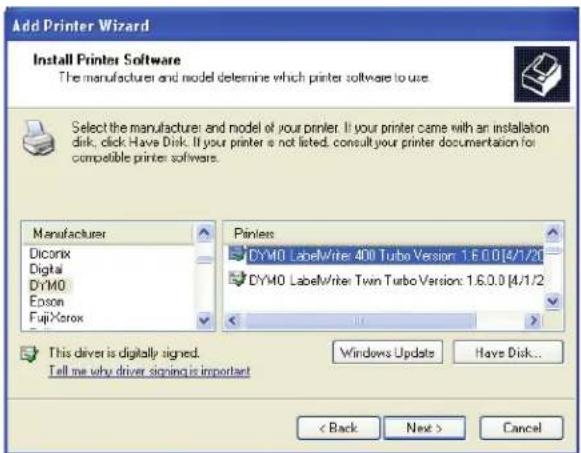 DYMO LabelWriter Print Server - To add a LabelWriter printer - 6