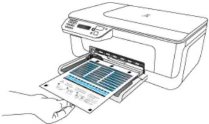 HP OfficeJet 4500 Wireless - De printcartridges uitlijnen vanaf het bedieningspaneel van het apparaat - 2