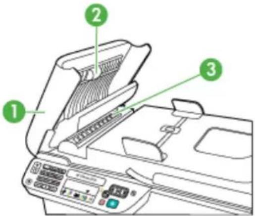 HP OfficeJet 4500 Wireless - De rollers of het scheidingskussen reinigen - 1