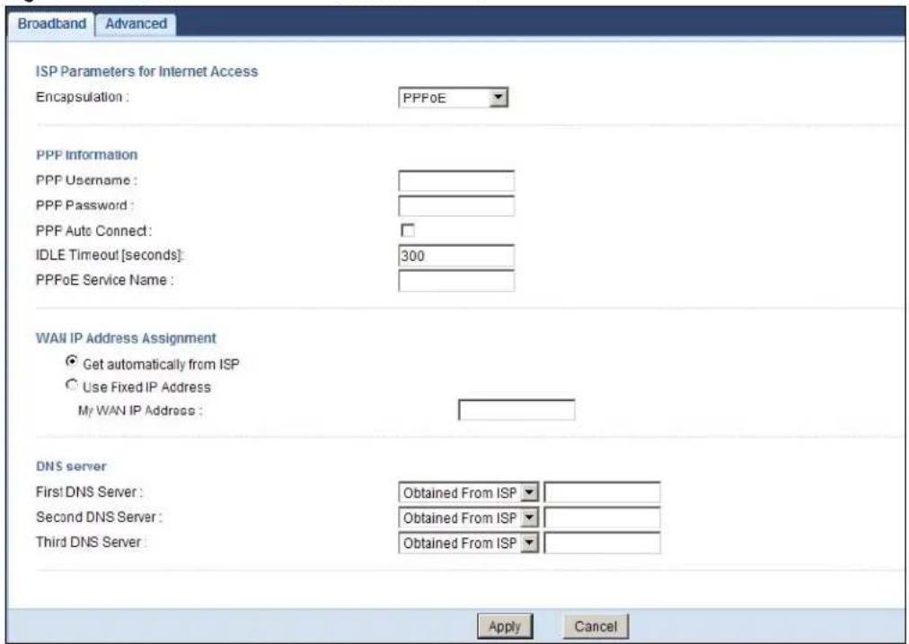 ZYXEL NBG5715 - PPPoE Encapsulation - 1