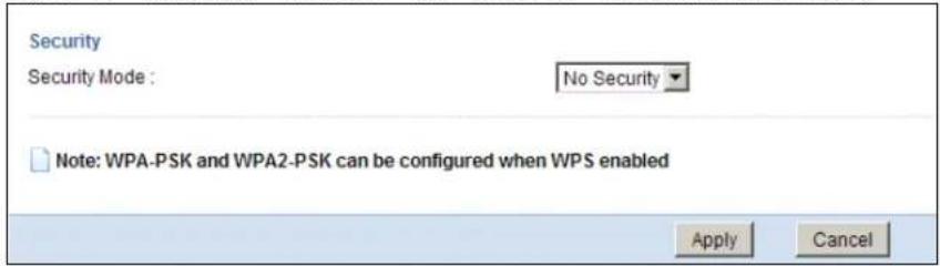 ZYXEL NBG5715 - No Security - 1