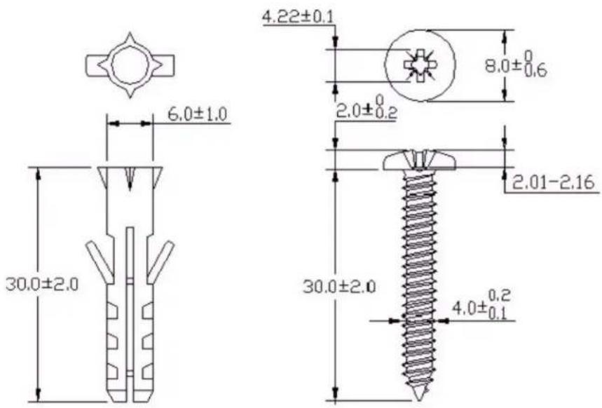 ZYXEL NBG5715 - Be careful to avoid damaging pipes or cables located inside the wall when drilling holes for the screws. - 2