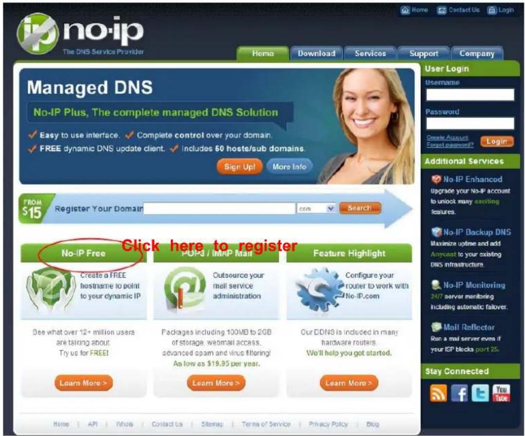 FOSCAM FI8904W - Third Party Domain Name Settings - 1