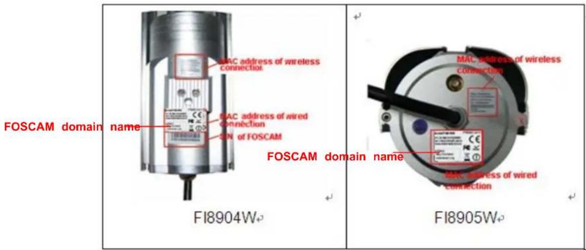FOSCAM FI8904W - Bottom View - 1