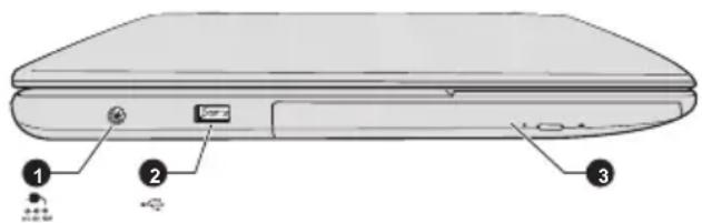 TOSHIBA Satellite C855D-160 - Left side - 1