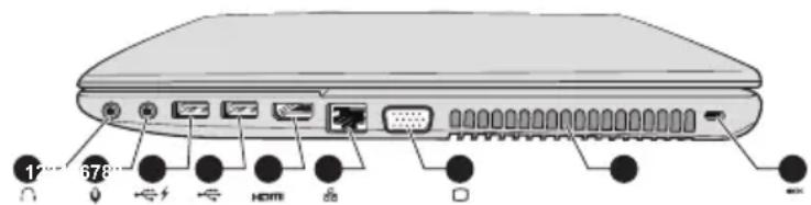TOSHIBA Satellite C855D-160 - Right side - 1