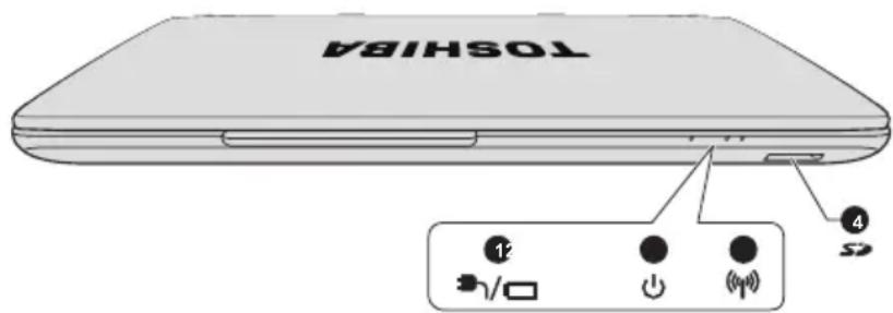TOSHIBA Satellite C855D-160 - Front with the display closed - 1