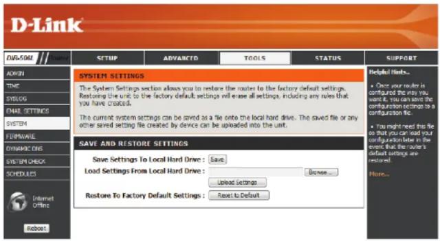 D-LINK DIR-506L - System Settings - 1