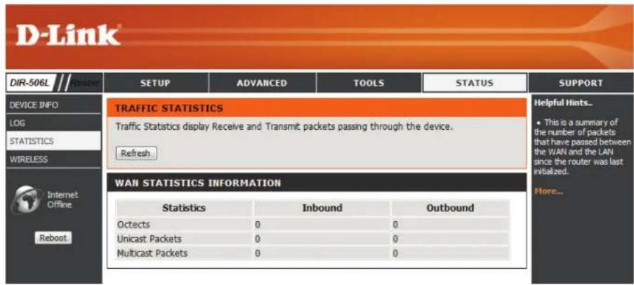 D-LINK DIR-506L - Statistics - 1