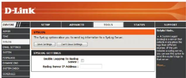 D-LINK DIR-506L - SysLog - 1