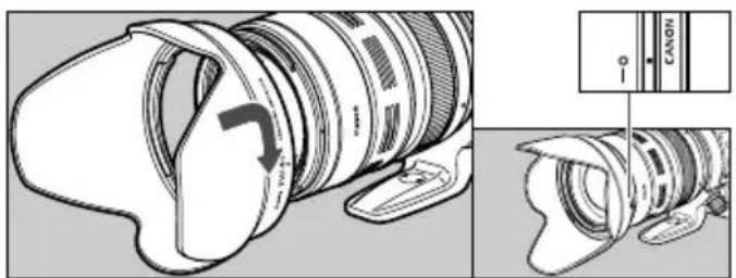 CANON EF 28-300mm f/3.5-5.6L IS USM - Hood - 1