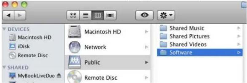 WESTERN DIGITAL My Book Live Duo - UsingFindertoOpenthePublicFolder - 2